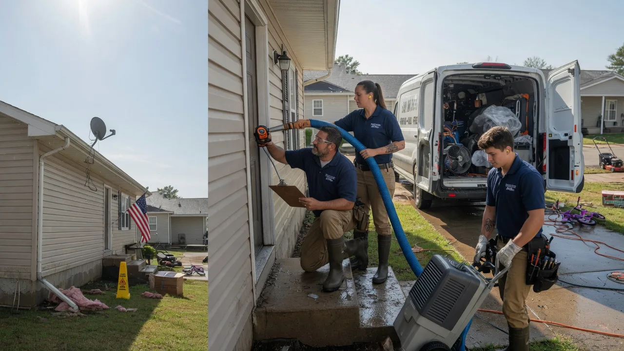 Ceiling Water Damage Restoration in Oradell, NJ near me